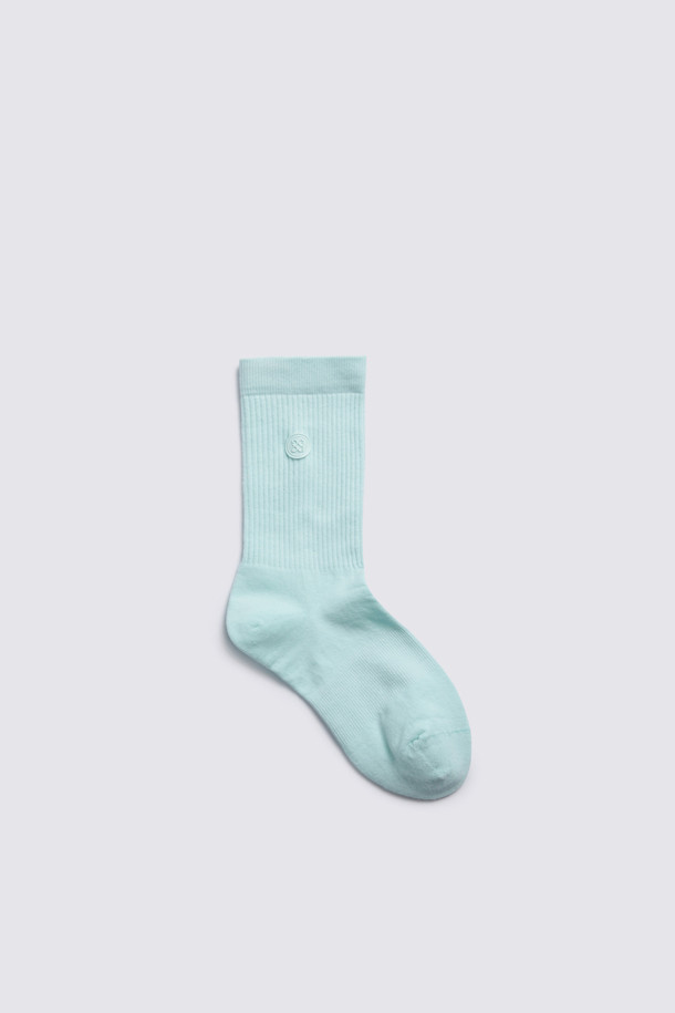 지포어-WOMEN ACCESSORIES-SOLID CREW SOCK(WOMEN)