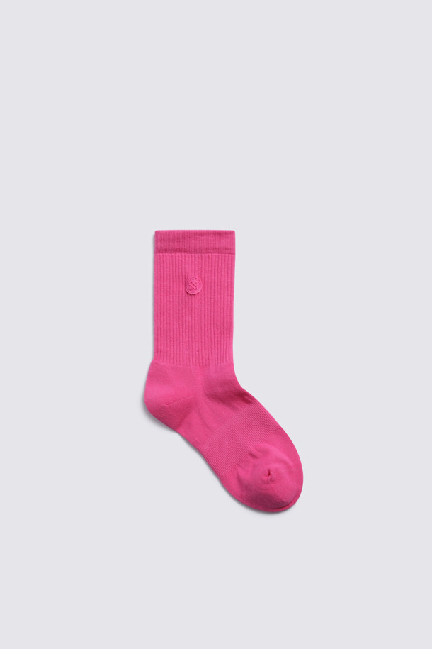 지포어-WOMEN ACCESSORIES-SOLID CREW SOCK(WOMEN)