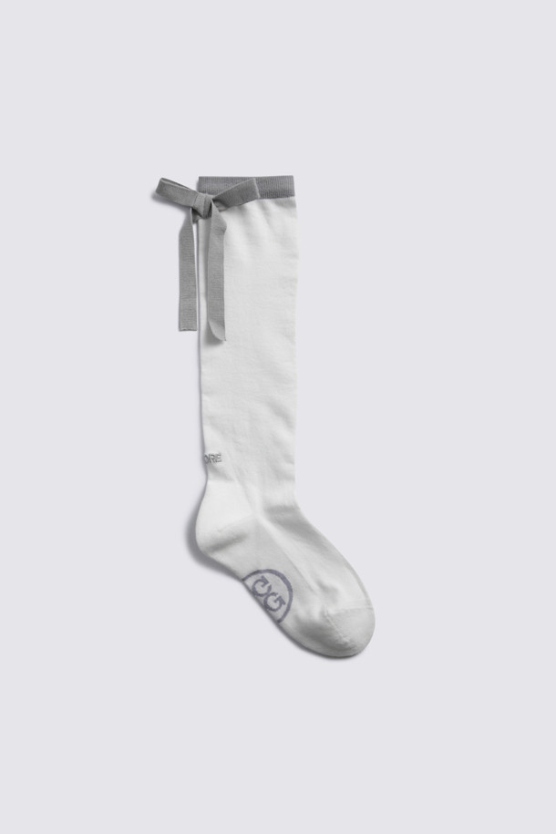 지포어-WOMEN ACCESSORIES-RIBBON KNEE SOCK(WOMEN)				 					 					