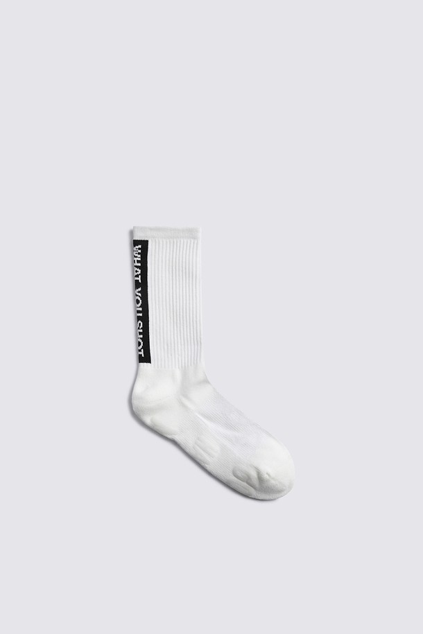 지포어-WOMEN ACCESSORIES-COLOUR BLOCK CREW SOCK(WOMEN)