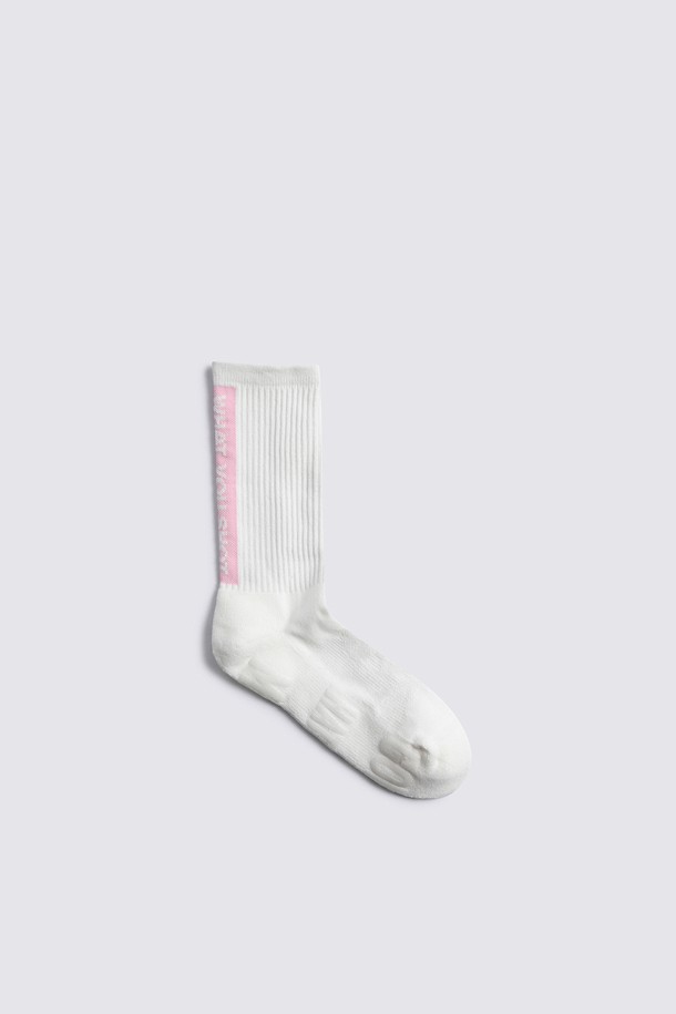 지포어-WOMEN ACCESSORIES-COLOUR BLOCK CREW SOCK(WOMEN)