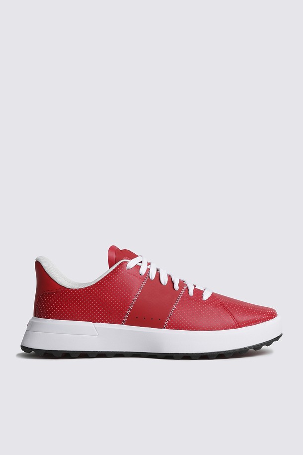 SUEDE SADDLE STRIPE G.112(WOMEN)_RED-a
