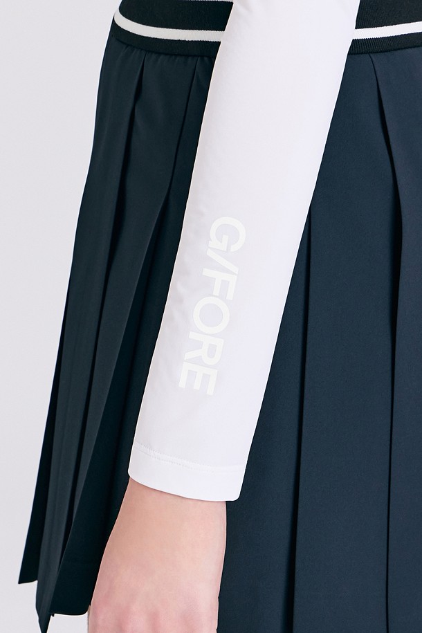 지포어-WOMEN APPAREL-COOL SLEEVE POLO(WOMEN)					 					 					