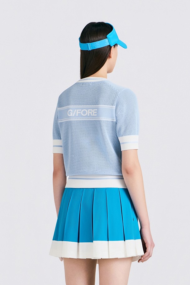 지포어-WOMEN APPAREL-MESH CREWNECK SWEATER(WOMEN)