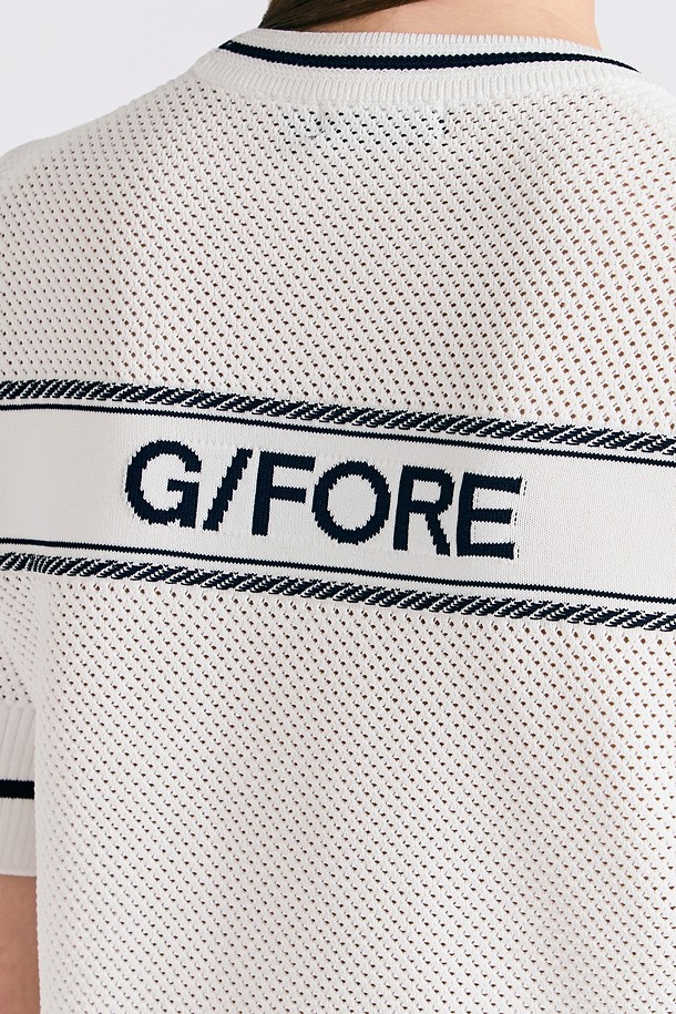 지포어-WOMEN APPAREL-MESH CREWNECK SWEATER(WOMEN)