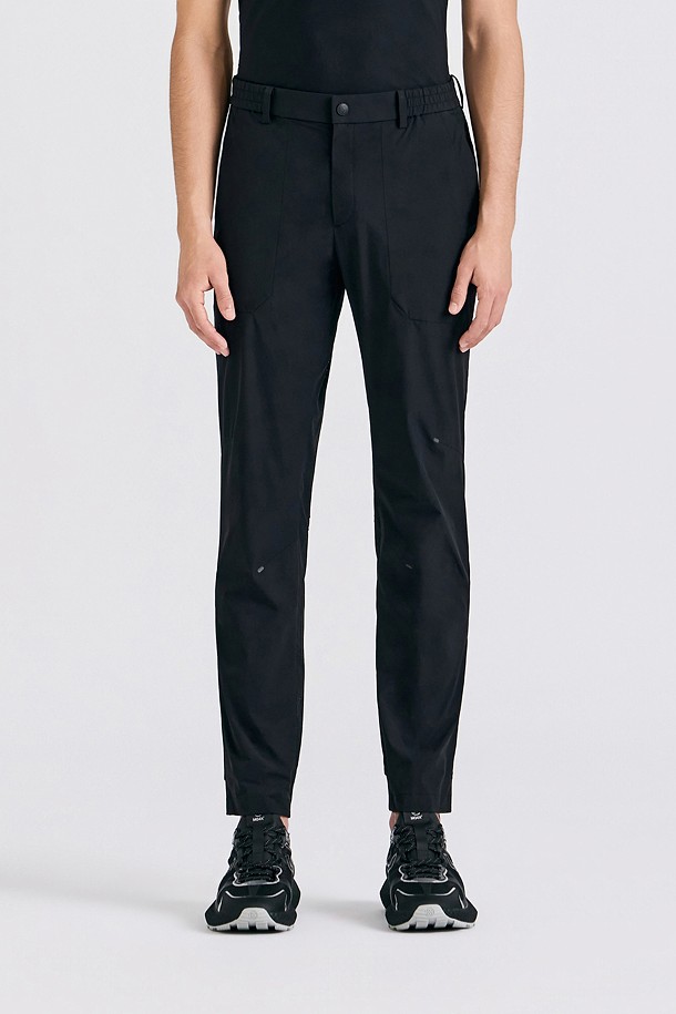 TAPERED FIT JOGGER PANT(MEN)_BLACK-a