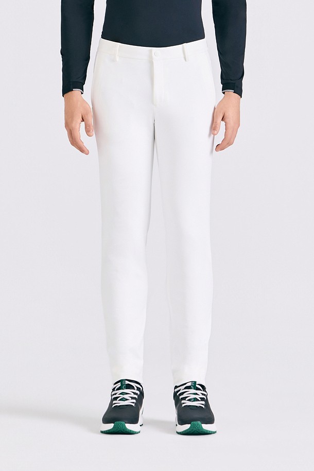 TECHNICAL STRAIGHT PANT (MEN)_WHITE-a