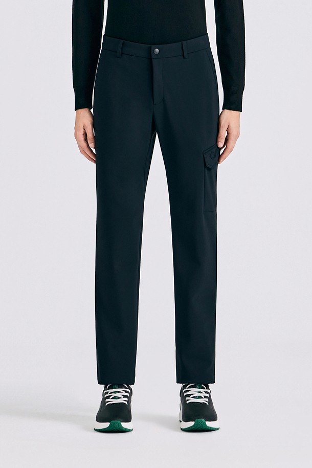 BONDED PANT (MEN)_BLACK-a