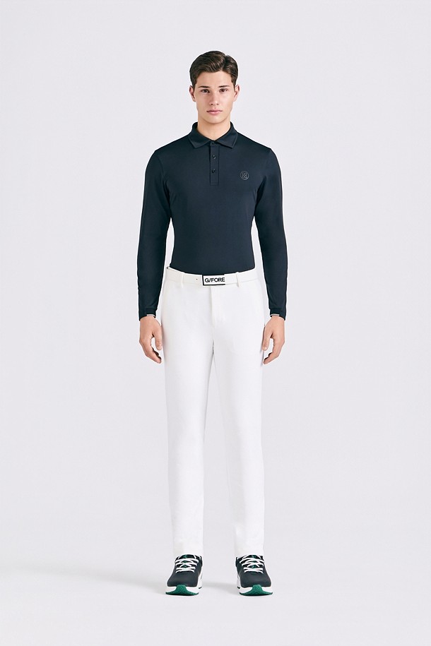 WARM TOUCH PERFORMANCE POLO(MEN)_BLACK-a