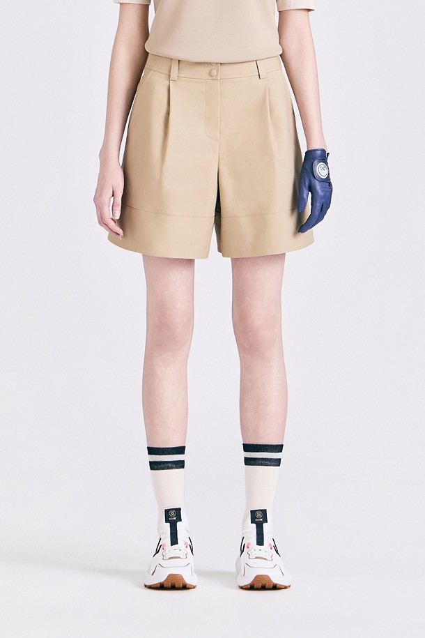 MID-LENGTH PANT(WOMEN)					 					 					_BEIGE-a