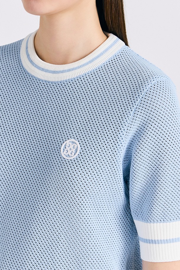 지포어-WOMEN APPAREL-MESH CREWNECK SWEATER(WOMEN)