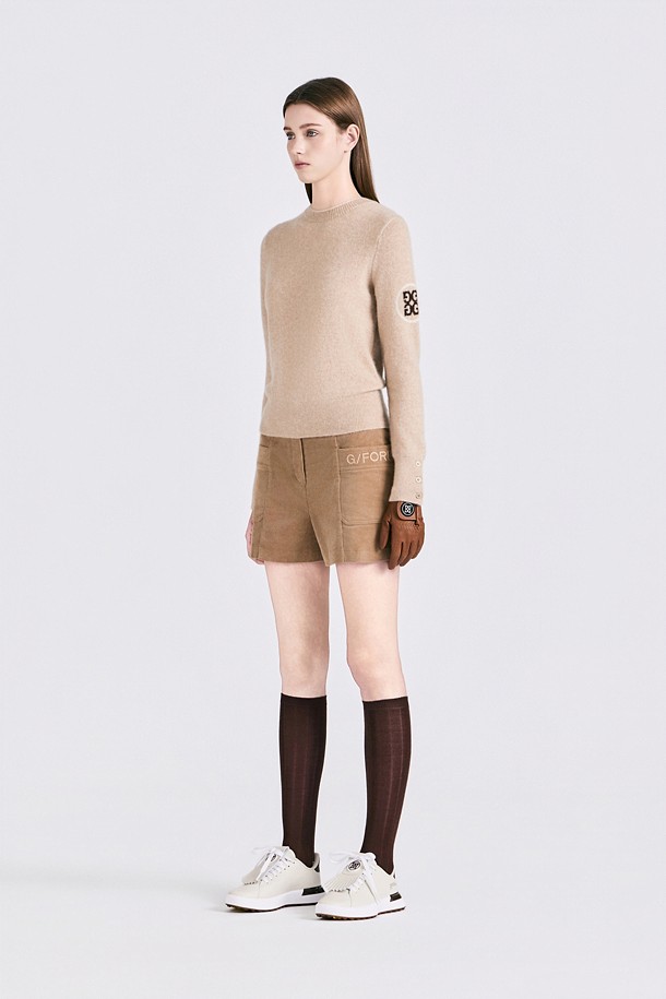 CASHMERE ROUND PULLOVER (WOMEN)_BEIGE-a