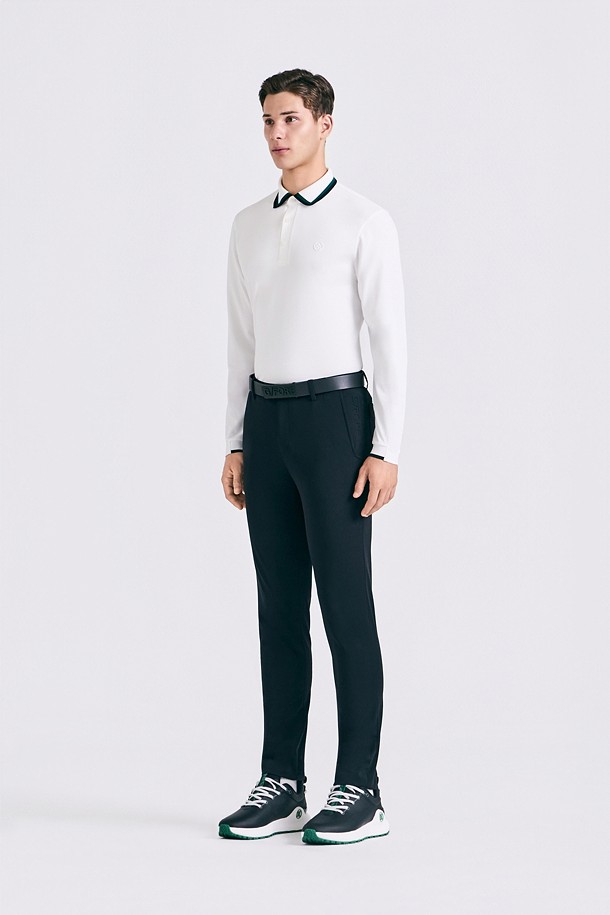 지포어-MEN APPAREL-SOLID LONGSLEEVE POLO(MEN)