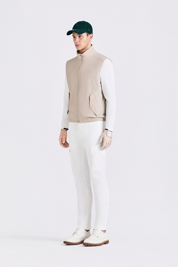 지포어-MEN APPAREL-WOVEN HYBRID VEST(MEN)					 					 					