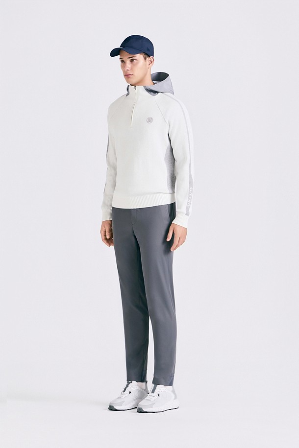 지포어-MEN APPAREL-QUARTER ZIP HOODIE SWEATER(MEN)				 					 					