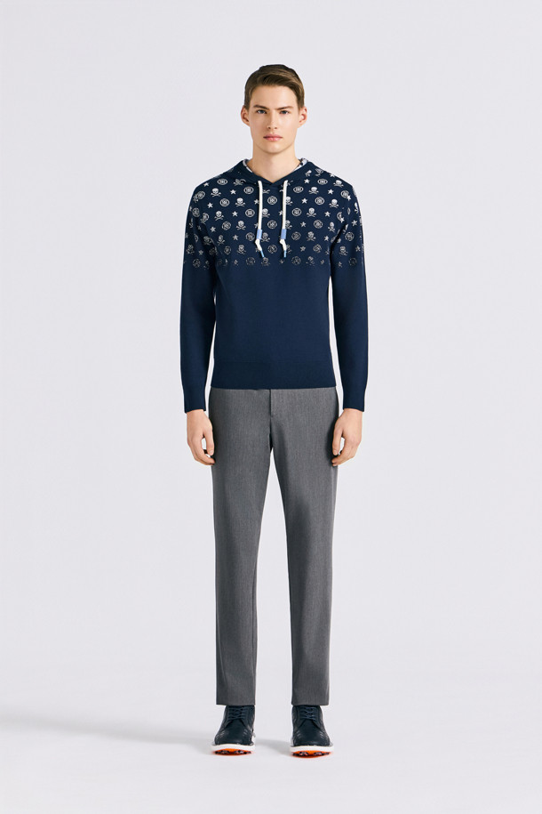 지포어-MEN APPAREL-HOODED PULLOVER KNIT(MEN)				 					 					