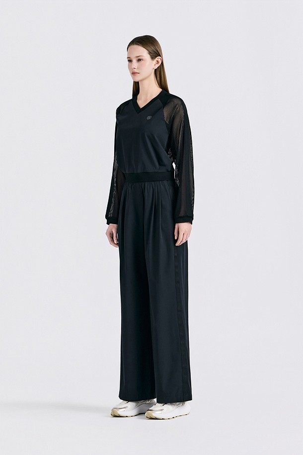 지포어-WOMEN APPAREL-MESH LAYERED T-SHIRT(WOMEN)