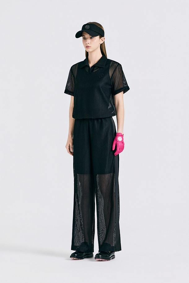 지포어-WOMEN APPAREL-LACE SET-UP POLO(WOMEN)