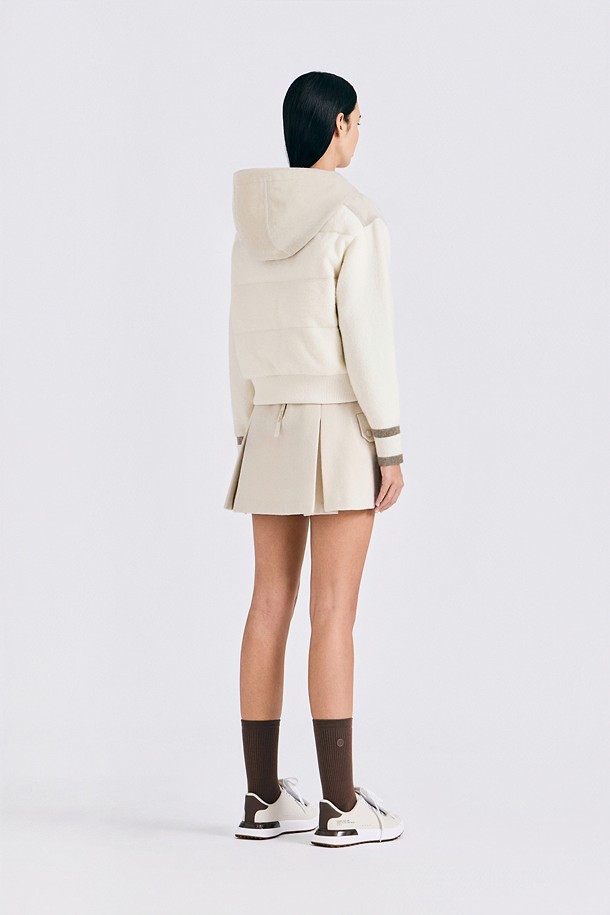 지포어-WOMEN APPAREL-DOWN KNITTED JACKET(WOMEN)					 					 					