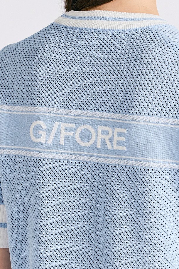 지포어-WOMEN APPAREL-MESH CREWNECK SWEATER(WOMEN)