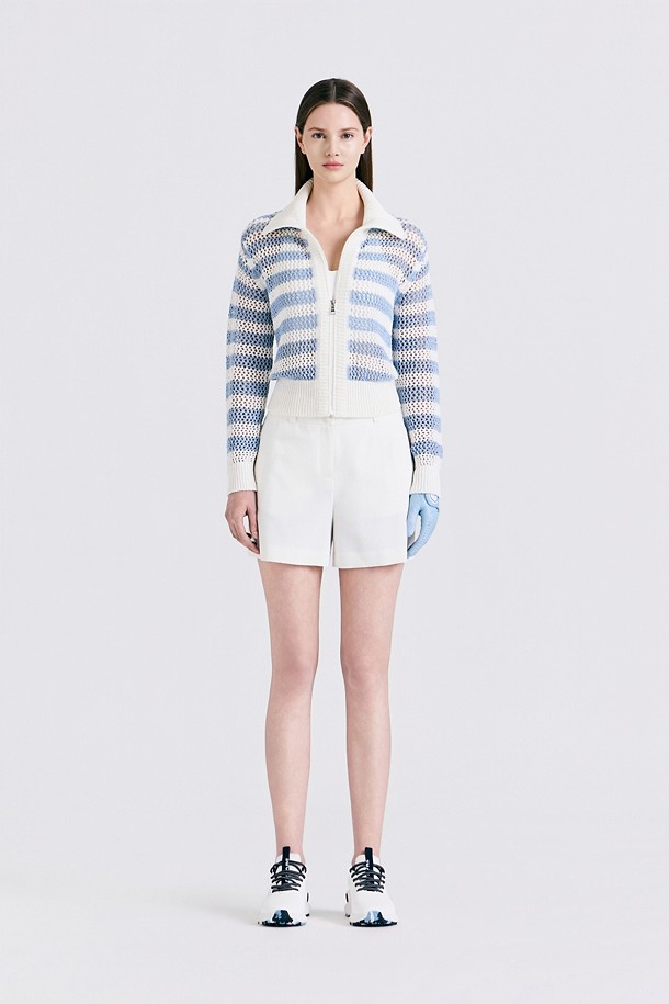 지포어-WOMEN APPAREL-MESH FULL-ZIP SWEATER(WOMEN)
