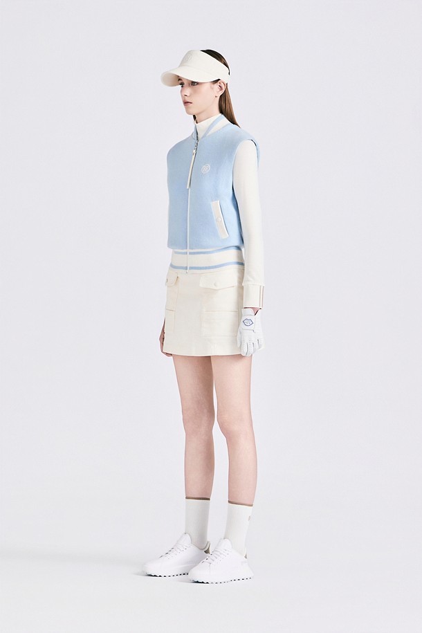 지포어-WOMEN APPAREL-CASHMERE FULL ZIP VEST(WOMEN)					 					 					