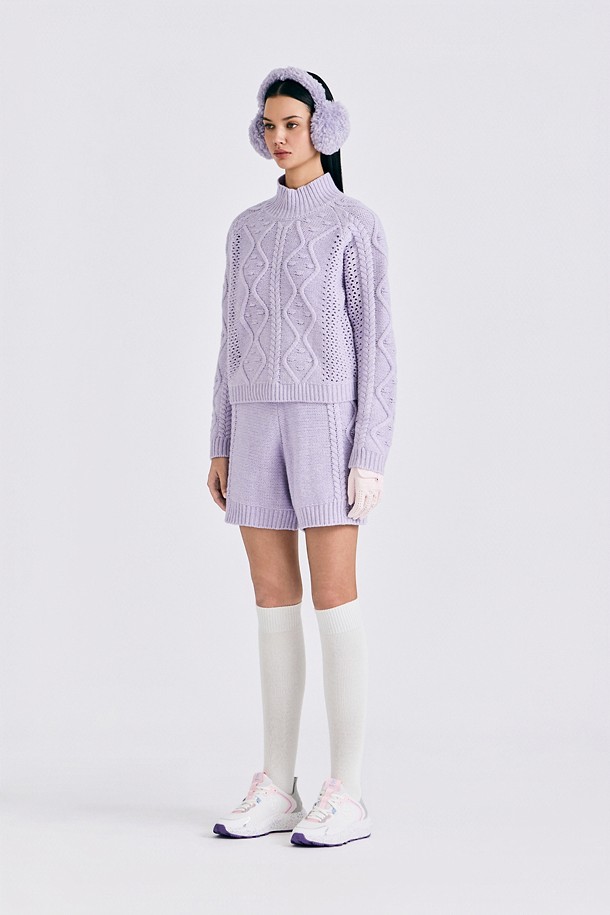지포어-WOMEN APPAREL-CABLE KNIT PULLOVER (SLEEVELESS SET)(WOMEN)					 					 					