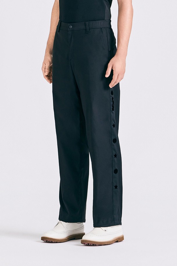 지포어-MEN APPAREL-SIDE TAPE WIDE LEG PANT (MEN)