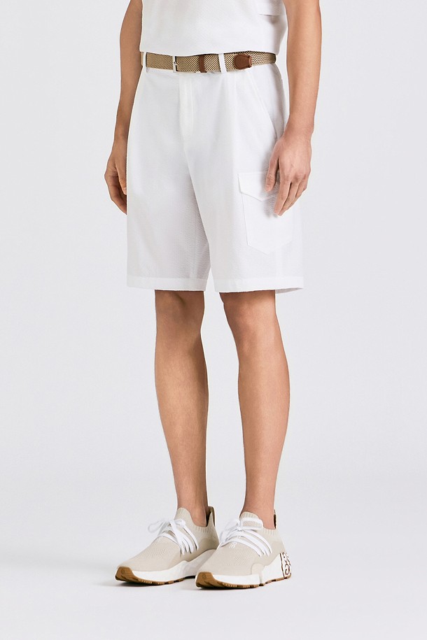 지포어-MEN APPAREL-SEERSUCKER SHORTS(MEN)					 					 					