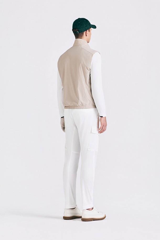 지포어-MEN APPAREL-WOVEN HYBRID VEST(MEN)					 					 					