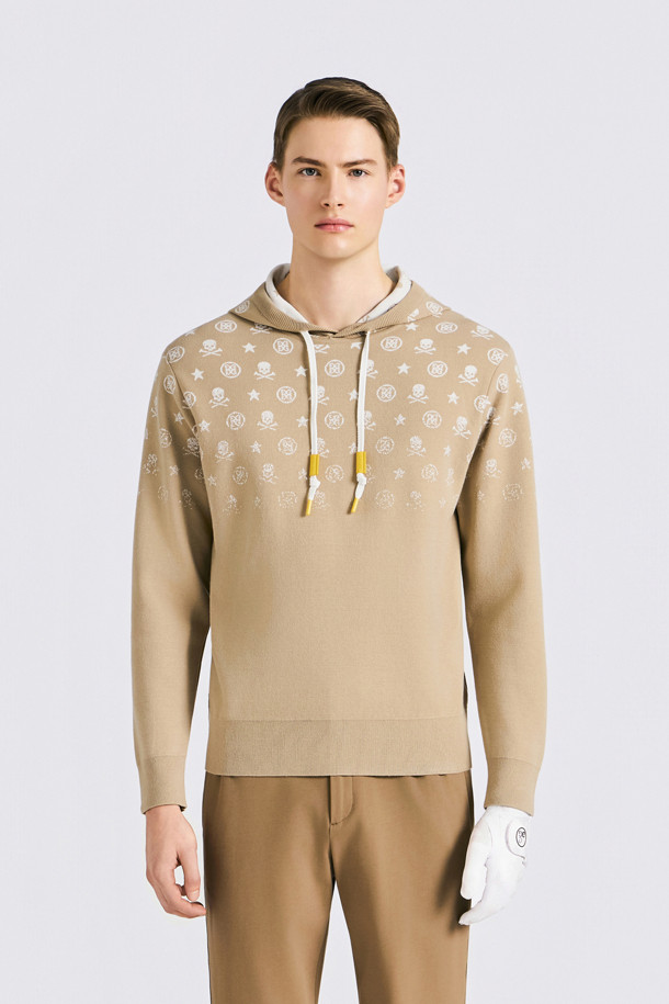 지포어-MEN APPAREL-HOODED PULLOVER KNIT(MEN)				 					 					