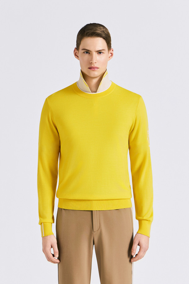 지포어-MEN APPAREL-CASHMERE BLENDED CREWNECK SWEATER(MEN)