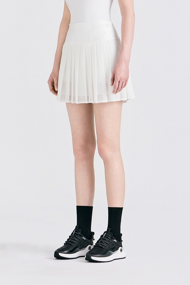 지포어-WOMEN APPAREL-MESH PLEATED SKORT(WOMEN)