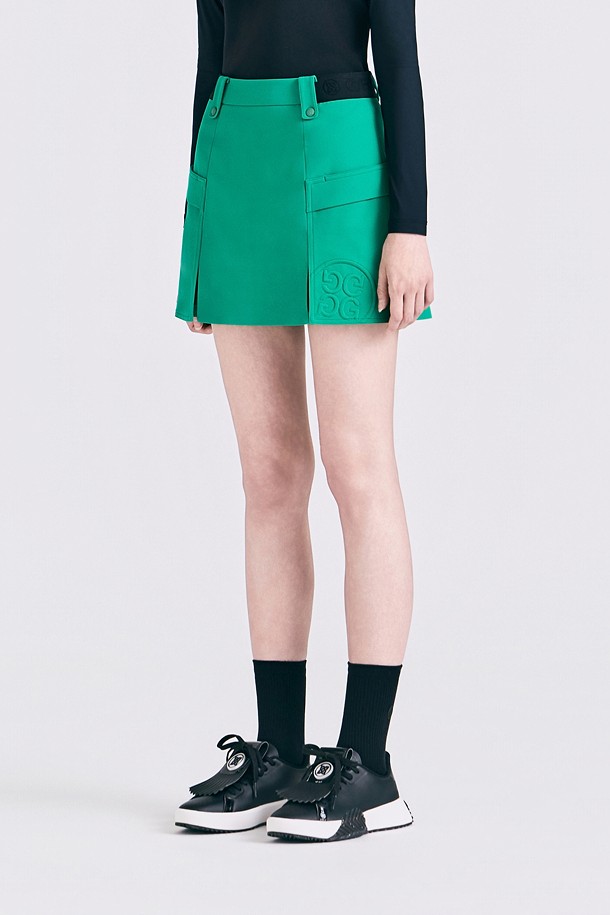 지포어-WOMEN APPAREL-POCKET SLIT CULOTTES(WOMEN)					 					 					