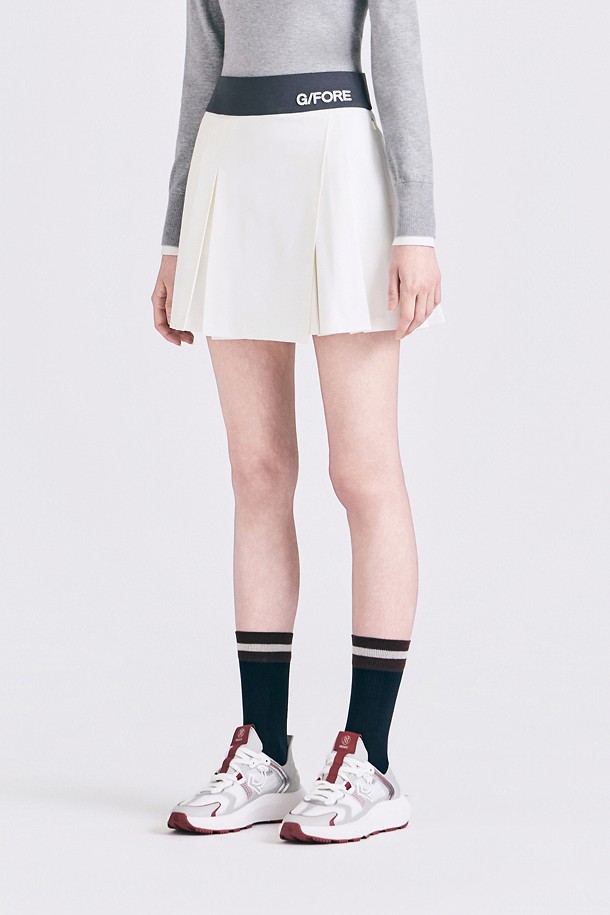 지포어-WOMEN APPAREL-ELASTIC WAIST SKORT(WOMEN)					 					 					