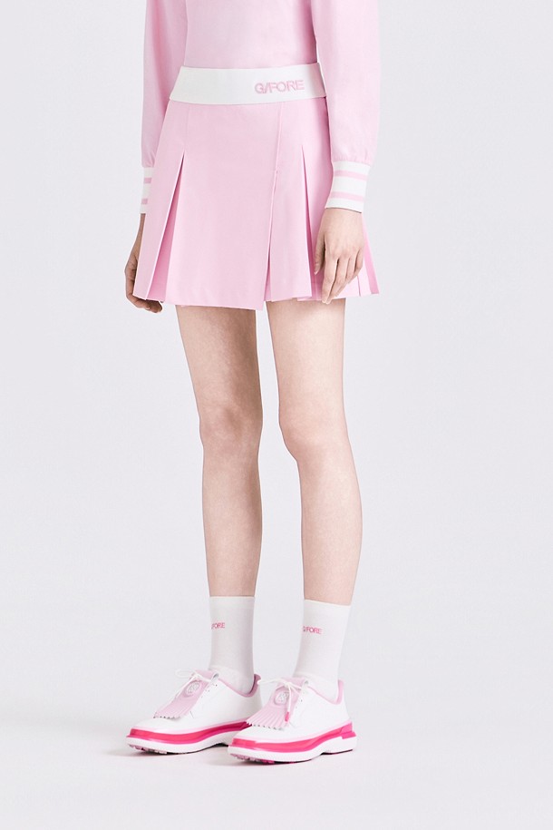 지포어-WOMEN APPAREL-ELASTIC WAIST SKORT(WOMEN)					 					 					