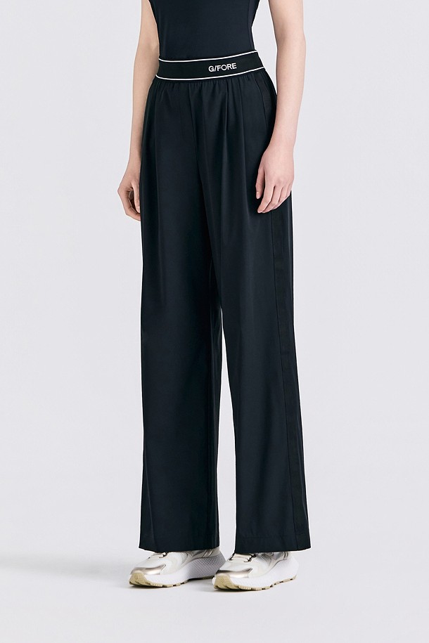 지포어-WOMEN APPAREL-ELASTIC WAIST WIDE LEG PANT(WOMEN)
