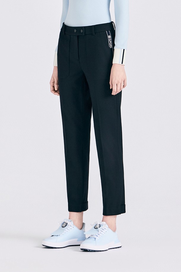 지포어-WOMEN APPAREL-WOOL TAPERED PANT(WOMEN)					 					 					