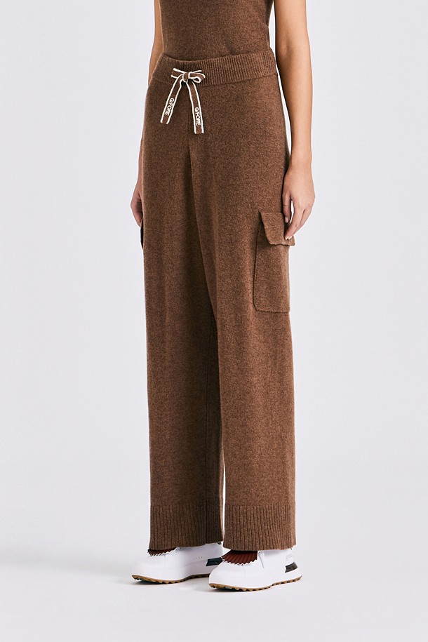 지포어-WOMEN APPAREL-KNIT WIDE LEG PANT(WOMEN)					 					 					