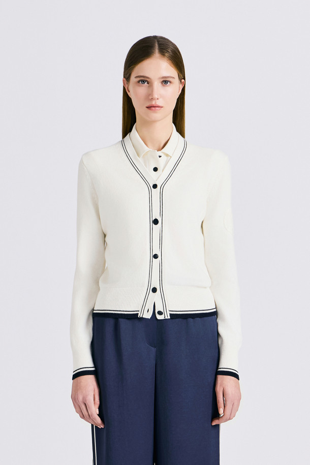 지포어-WOMEN APPAREL-WOOL-BLENDED CARDIGAN(WOMEN)