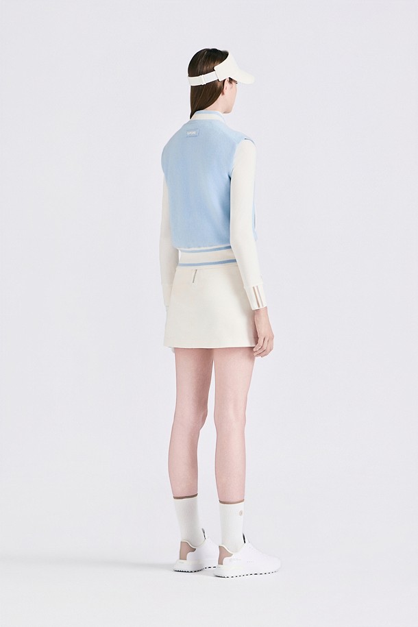 지포어-WOMEN APPAREL-CASHMERE FULL ZIP VEST(WOMEN)					 					 					