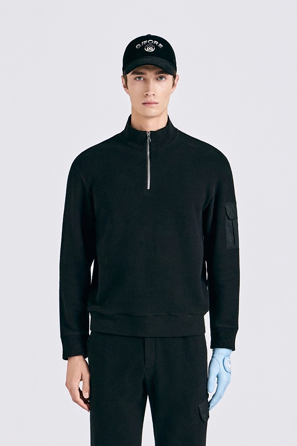 지포어-MEN APPAREL-HALFZIP SET-UP PULLOVER(MEN)					 					 					