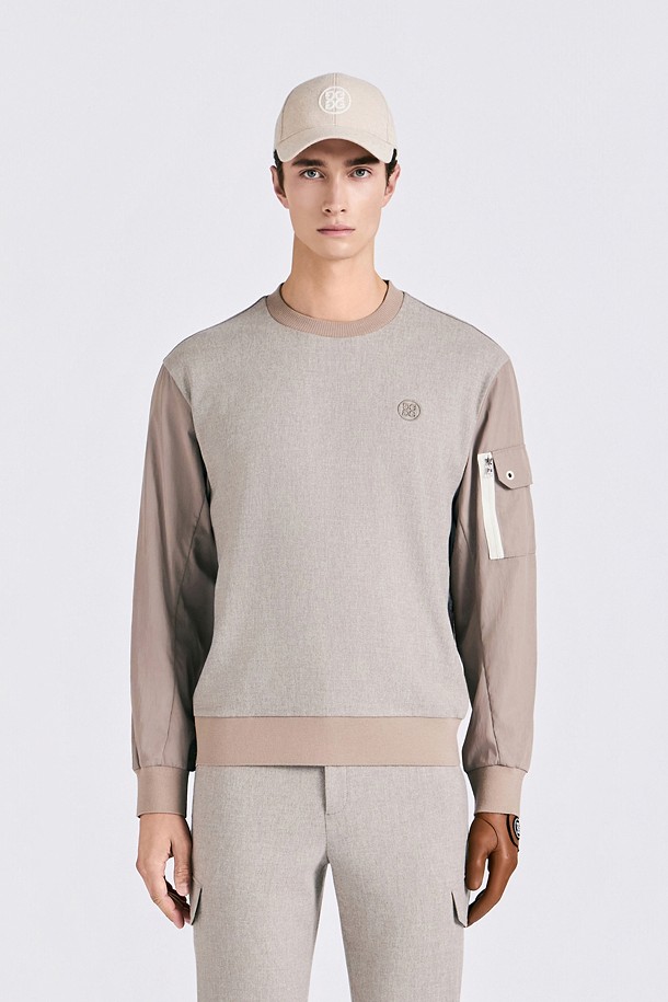 지포어-MEN APPAREL-TECH WOOL PULLOVER (MEN)