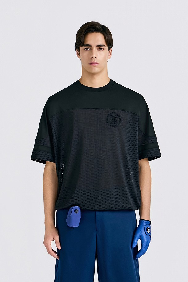 지포어-MEN APPAREL-OVERFIT MESH T-SHIRT(MEN)