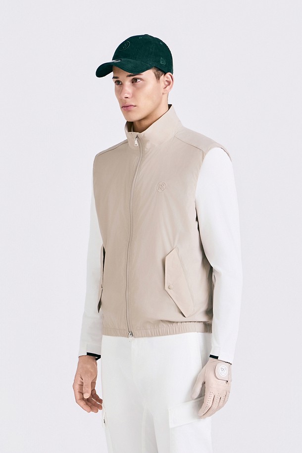 지포어-MEN APPAREL-WOVEN HYBRID VEST(MEN)					 					 					