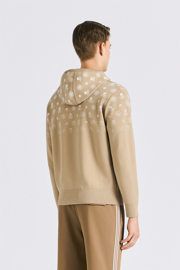 지포어-MEN APPAREL-HOODED PULLOVER KNIT(MEN)				 					 					