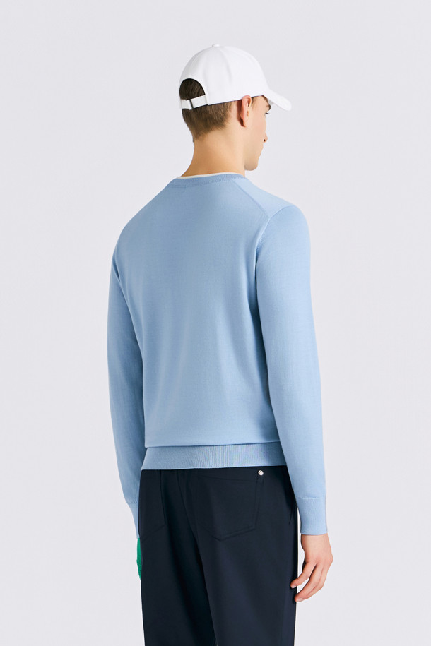 지포어-MEN APPAREL-CASHMERE BLENDED CREWNECK SWEATER(MEN)