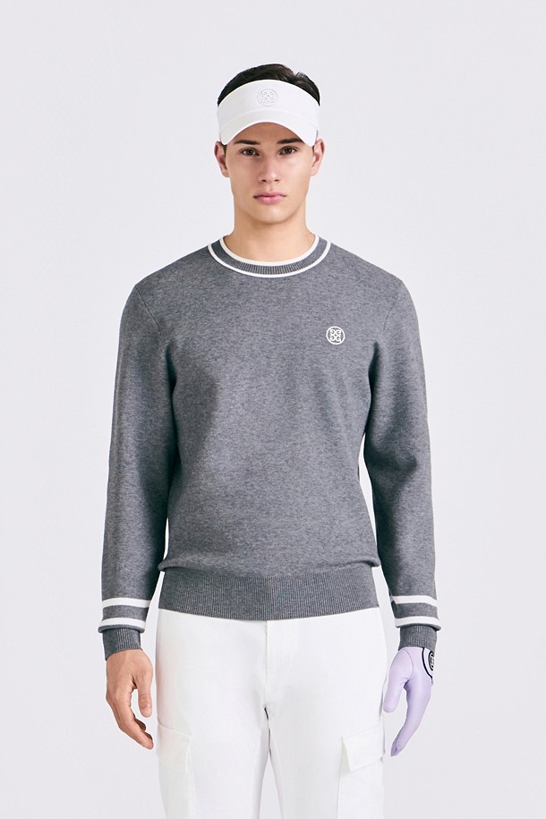 지포어-MEN APPAREL-CREWNECK SWEATER(MEN)					 					 					