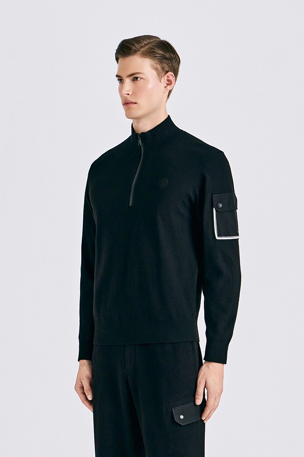 지포어-MEN APPAREL-WINDPROOF CREWNECK SWEATER(MEN)					 					 					