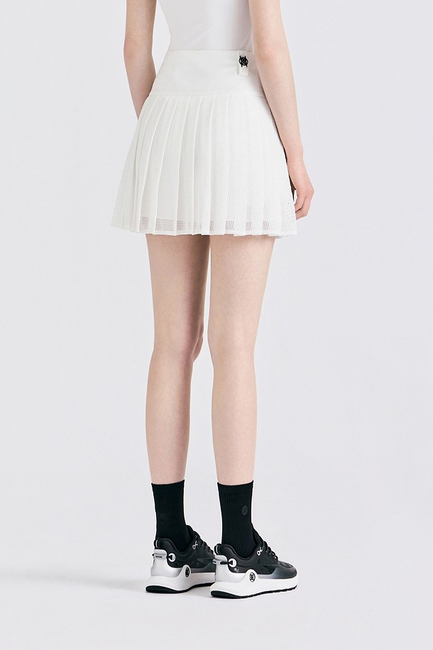 지포어-WOMEN APPAREL-MESH PLEATED SKORT(WOMEN)